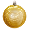 Елочный шар (1шт, d15см, глянцевый) золотой