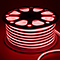 Гибкий неон D-образный (120LED на 1м, SMD2835, 14х14мм, IP68, 1м) красный